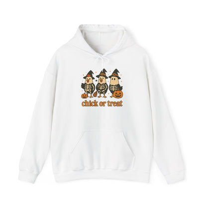 Chick or Treat (Skeleton Costume) Heavy Blend™ Hooded Sweatshirt
