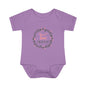 Pink Milestone Wreath Onesie-Two Months