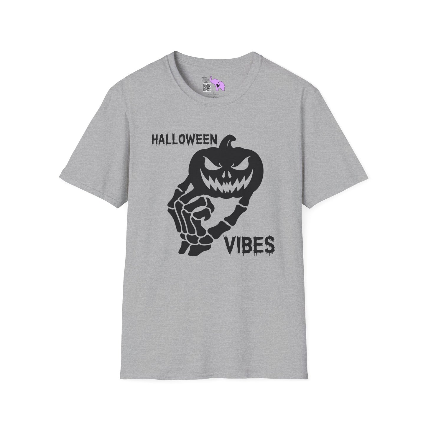 Pumpkin Halloween Vibes Adult T-shirt