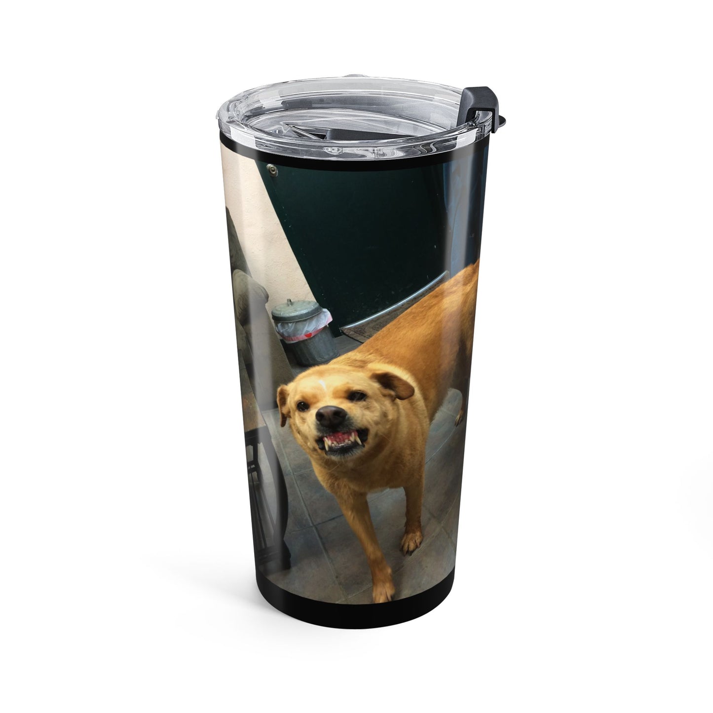 Personalized 2 Photo Portrait 20oz Stainless Steel Tumbler – Upload Your Own Pictures