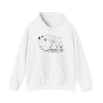 Spooky Season (Ghosts & Spider Webs) Heavy Blend™ Hooded Sweatshirt
