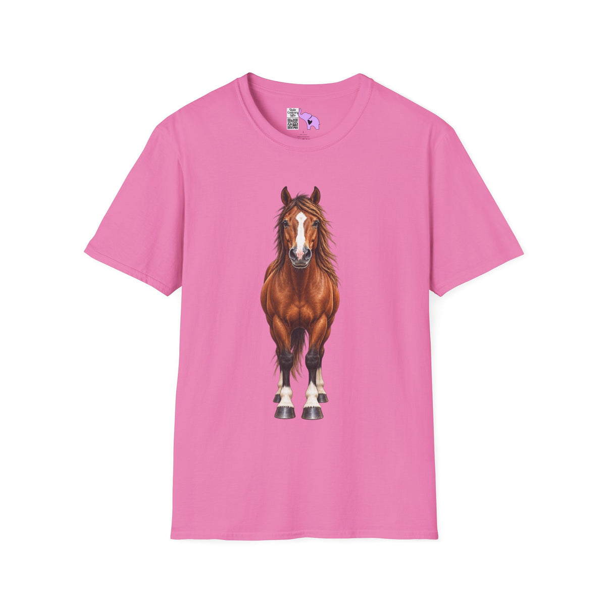 ""Front to Back Horse Lover Adult T-shirt