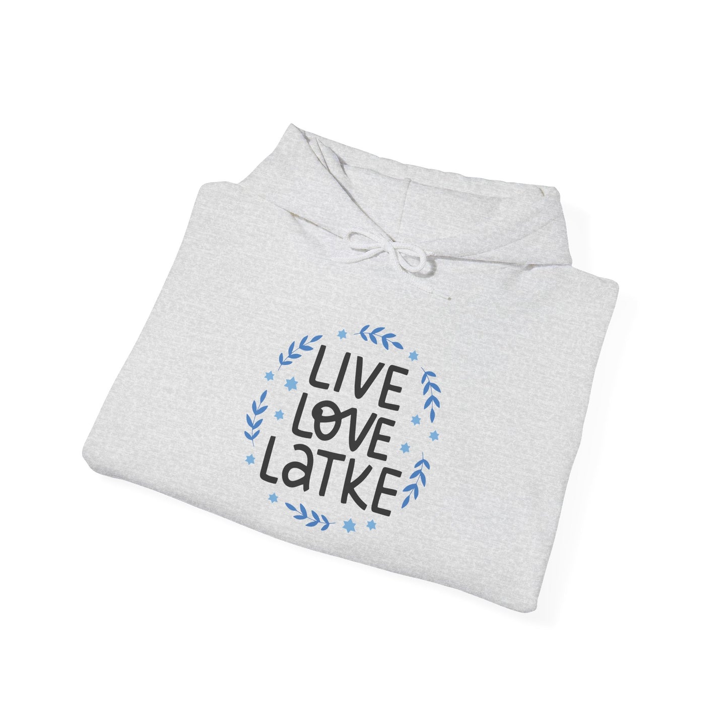 Hanukkah Live Love Latke Adult Heavy Blend™ Hooded Sweatshirt