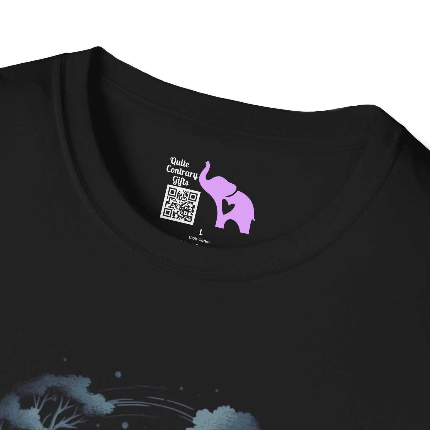 Creepy Ghost 15 Adult T-shirt