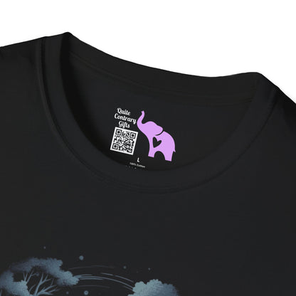 Creepy Ghost 15 Adult T-shirt
