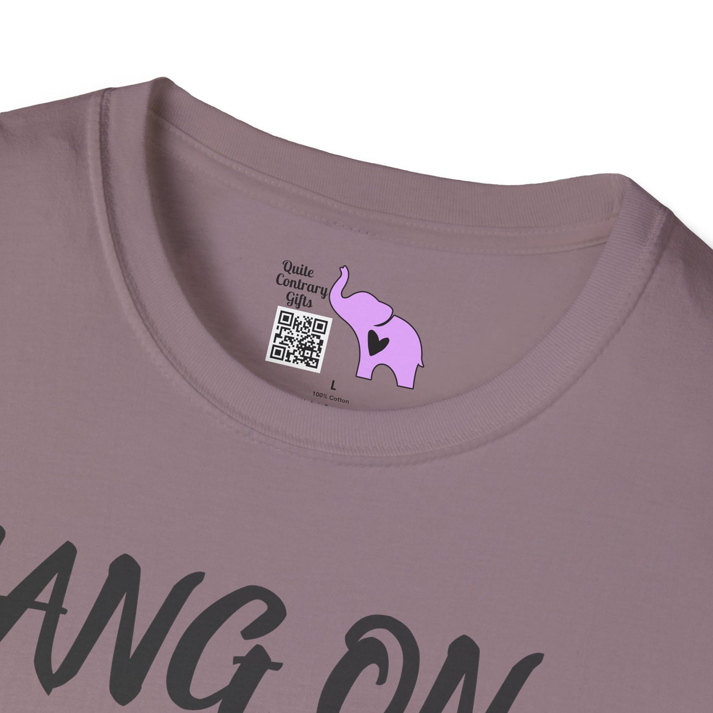 Hang On (Sloth) Adult T-shirt