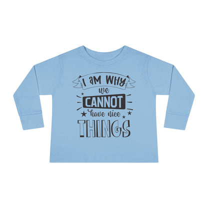 I Am Why We Cannot Have Nice Things Long Sleeve Tee
