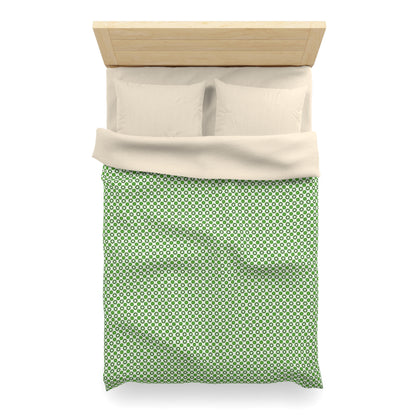 Emerald Star Garden Microfiber Duvet Cover