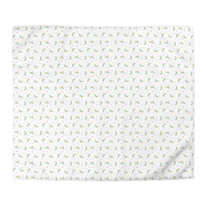 Rainbow Smiles & Stars Microfiber Duvet Cover