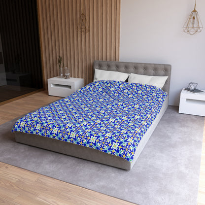 Blue Horizon Mosaic Duvet Bedding Set