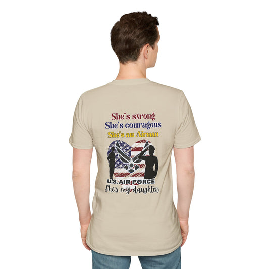 Proud Mom of US Navy Airman Daughter T-shirt