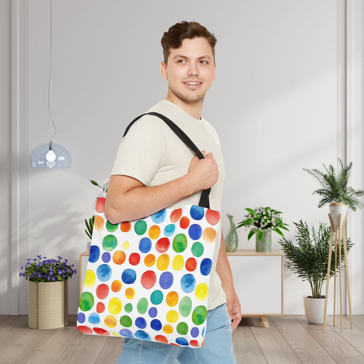 Dottie Jubilee Canvas Tote Bag