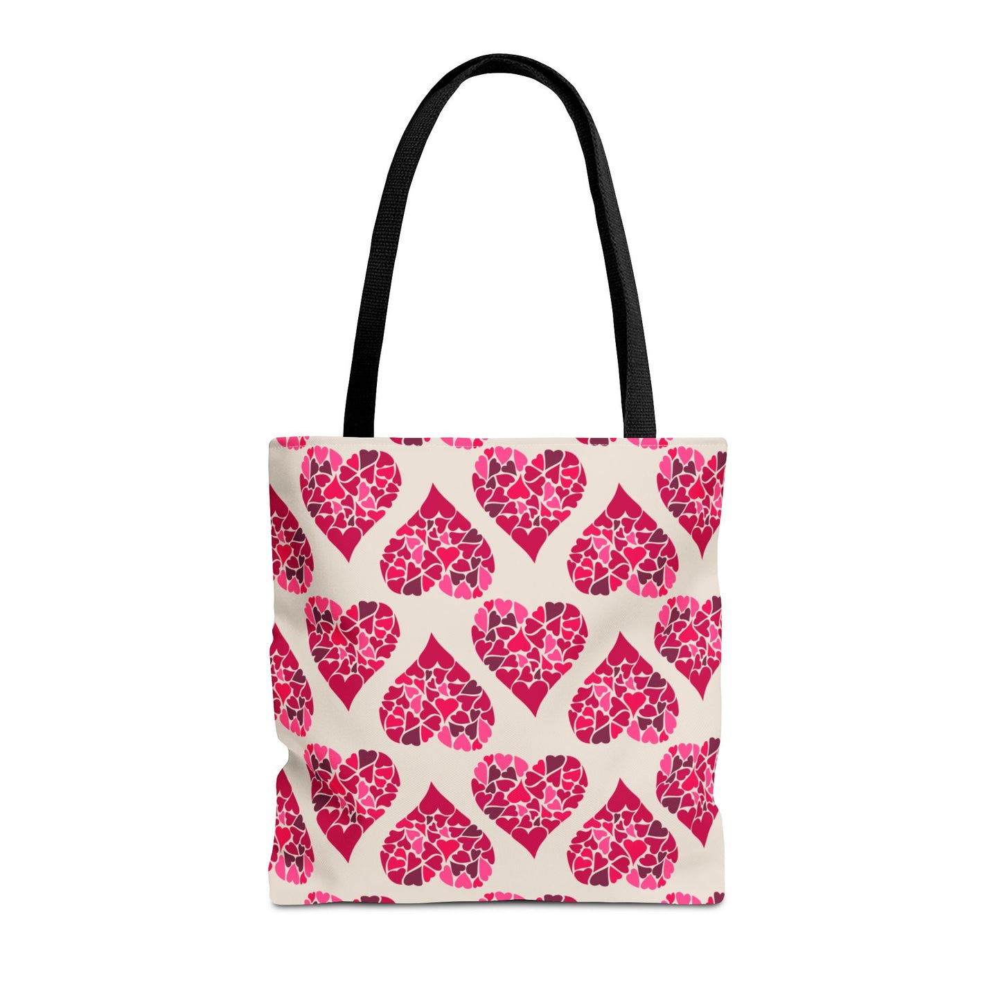 Simple Hearts Canvas Tote Bag