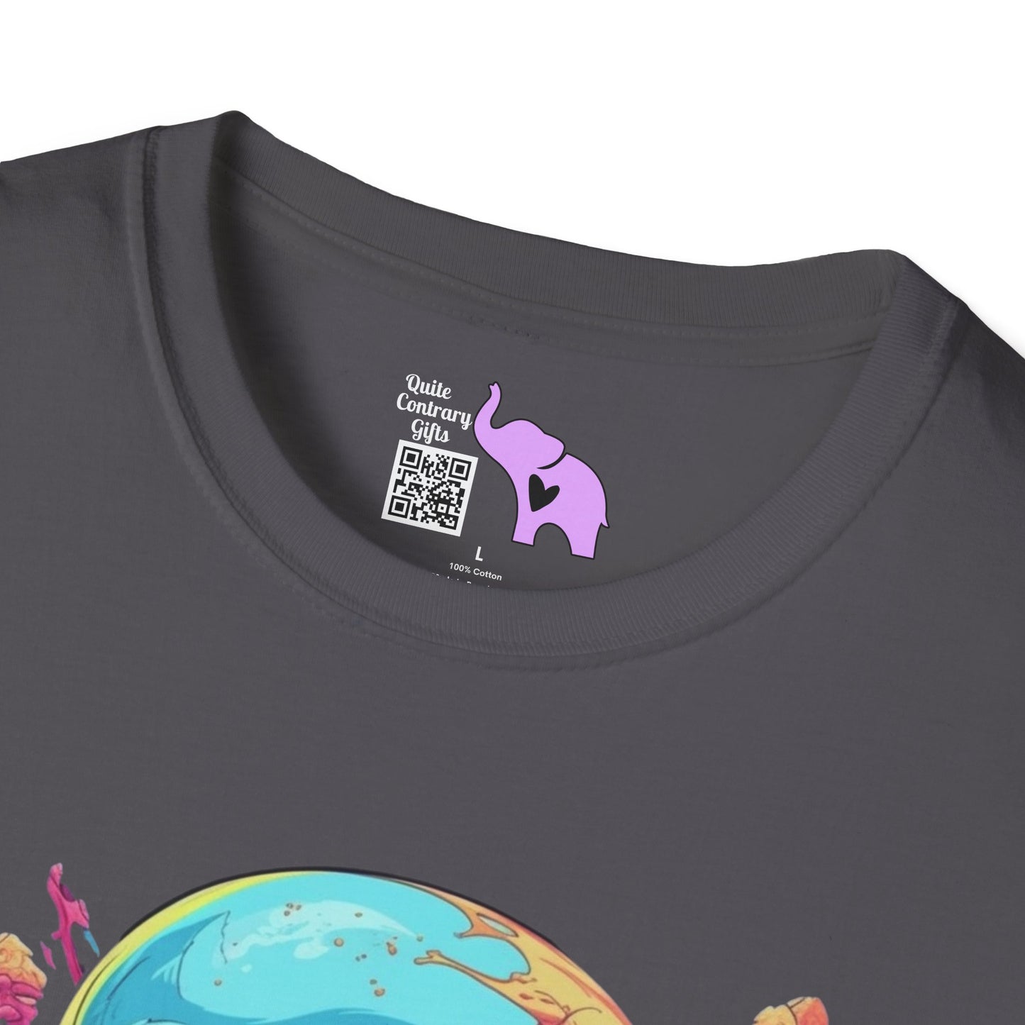 Psycho Skull Adult T-shirt