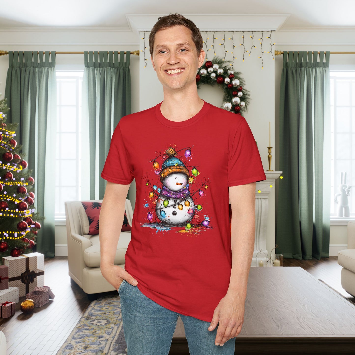 Frosty, But Frazzled Adult T-shirt