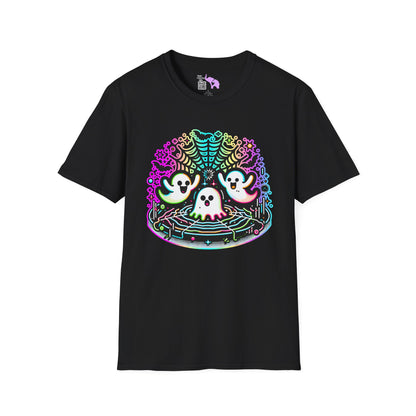 Neon Boo Adult T-shirt
