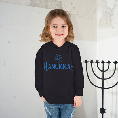 Hanukkah Toddler Pullover Fleece Hoodie