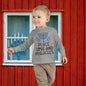 Hanukkah Peace Love & Miracles 1 Toddler Long Sleeve Tee