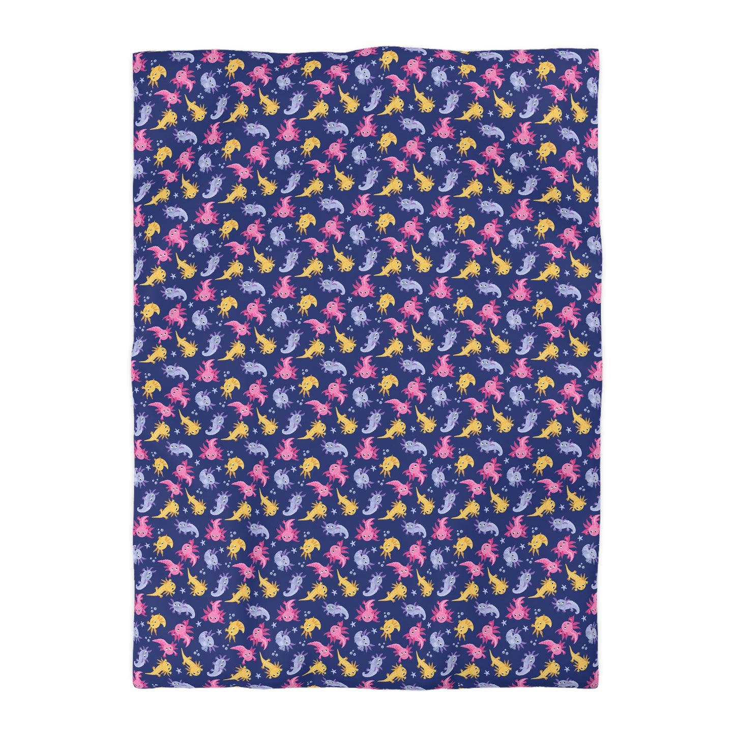 Axolotl Lagoon Microfiber Duvet Cover
