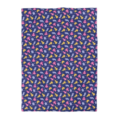 Axolotl Lagoon Microfiber Duvet Cover