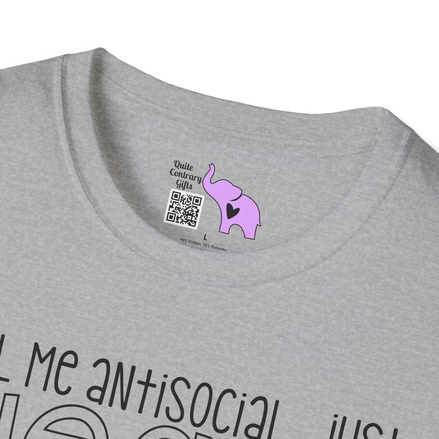 Call Me Anitsocial But Please Don't Call Me Adult T-shirt