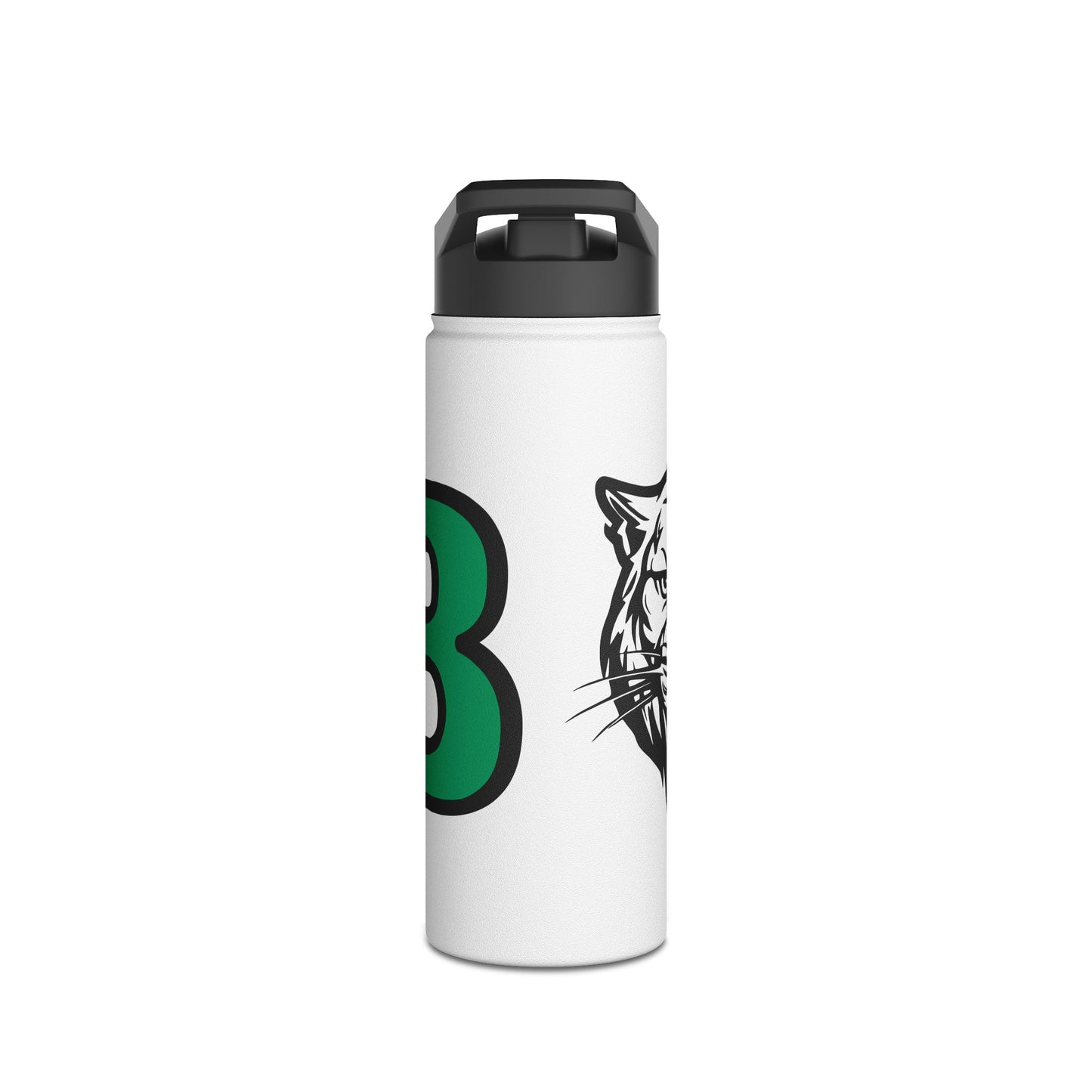 Brenham Cubs Mascot Stainless Steel Water Bottle