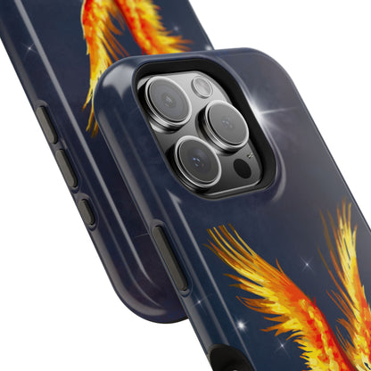 Phoenix Over Nebula MagSafe® Compatible Tough Case for iPhone