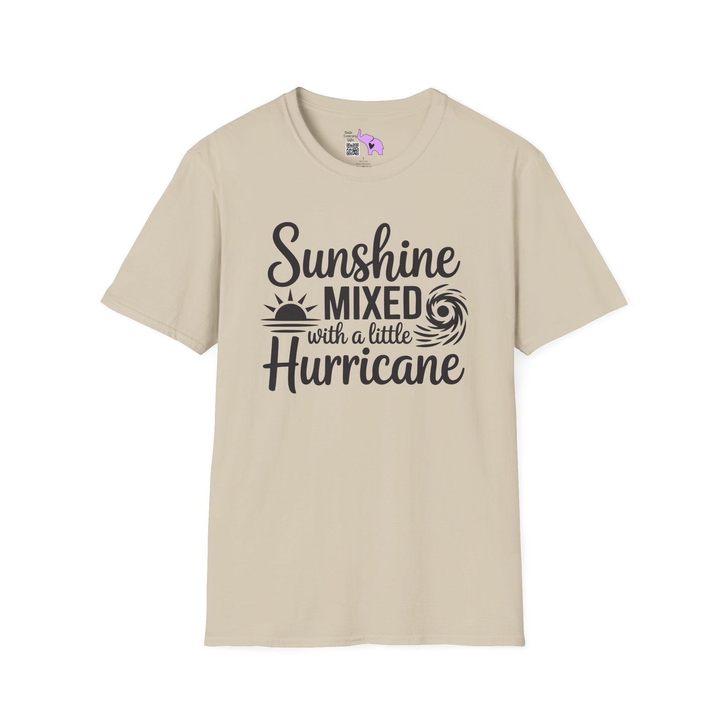 Sunshine Mixed With A Little Hurricane Adult T-shirt
