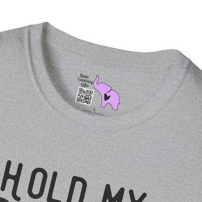 Hold My Drink I Gotta Pet This Dog Adult T-shirt