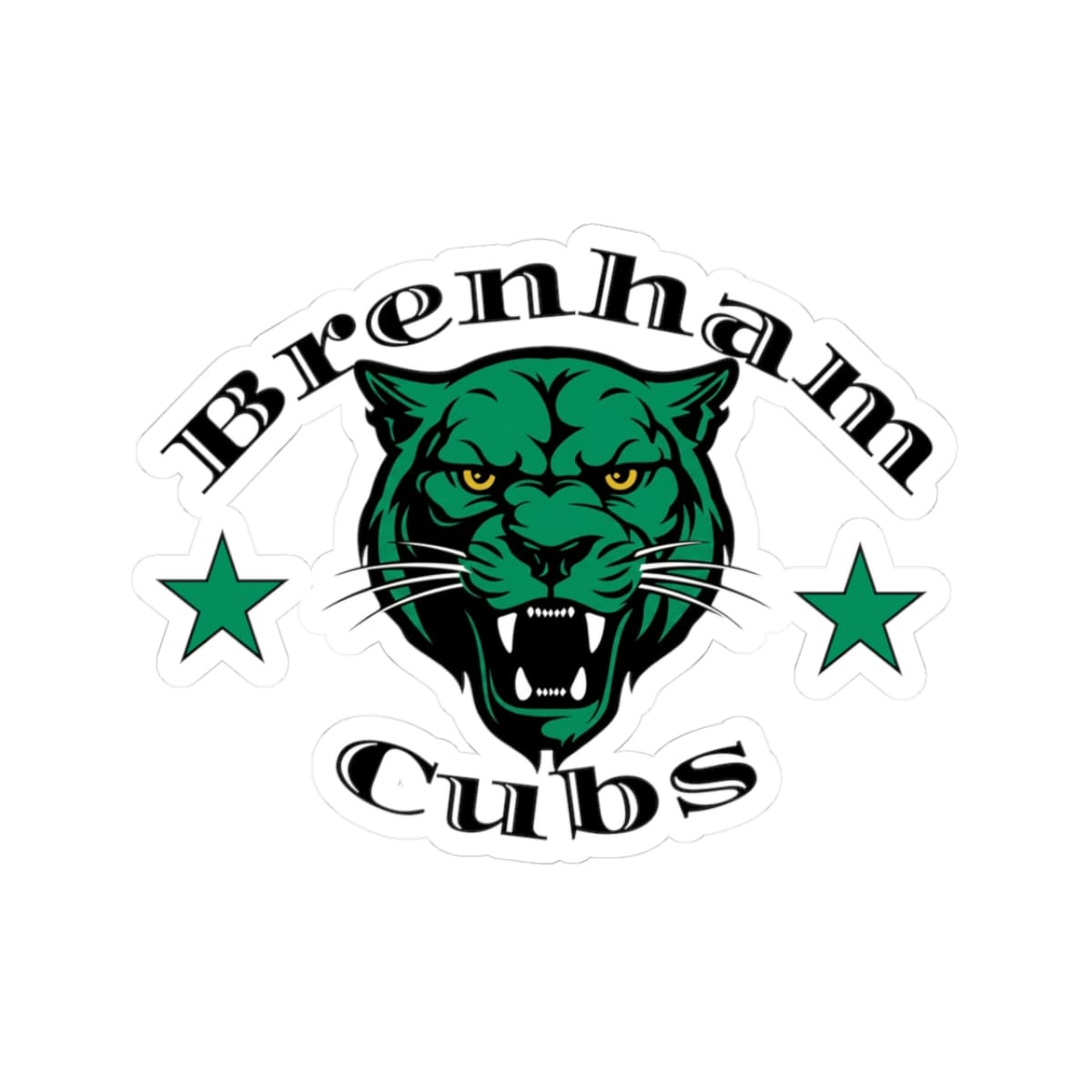 Brenham Cubs Classic, Black Kiss-Cut Decal