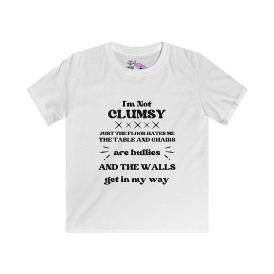 I'm Not Clumsy Youth Softstyle Tee