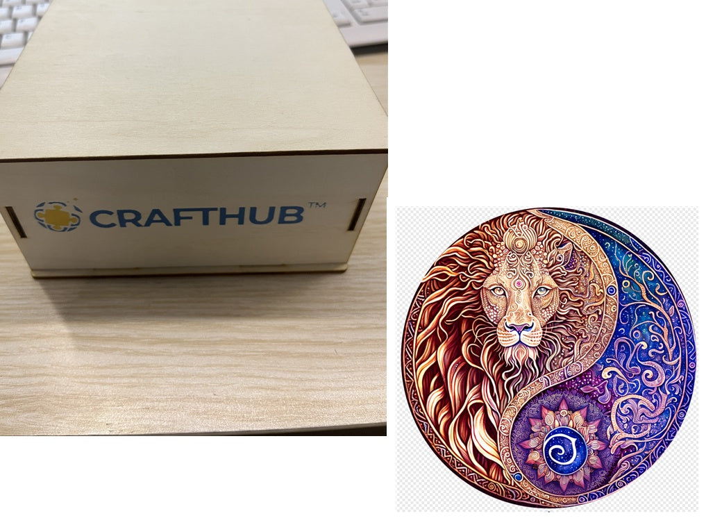 Mystical Lion Wooden Puzzle Collection