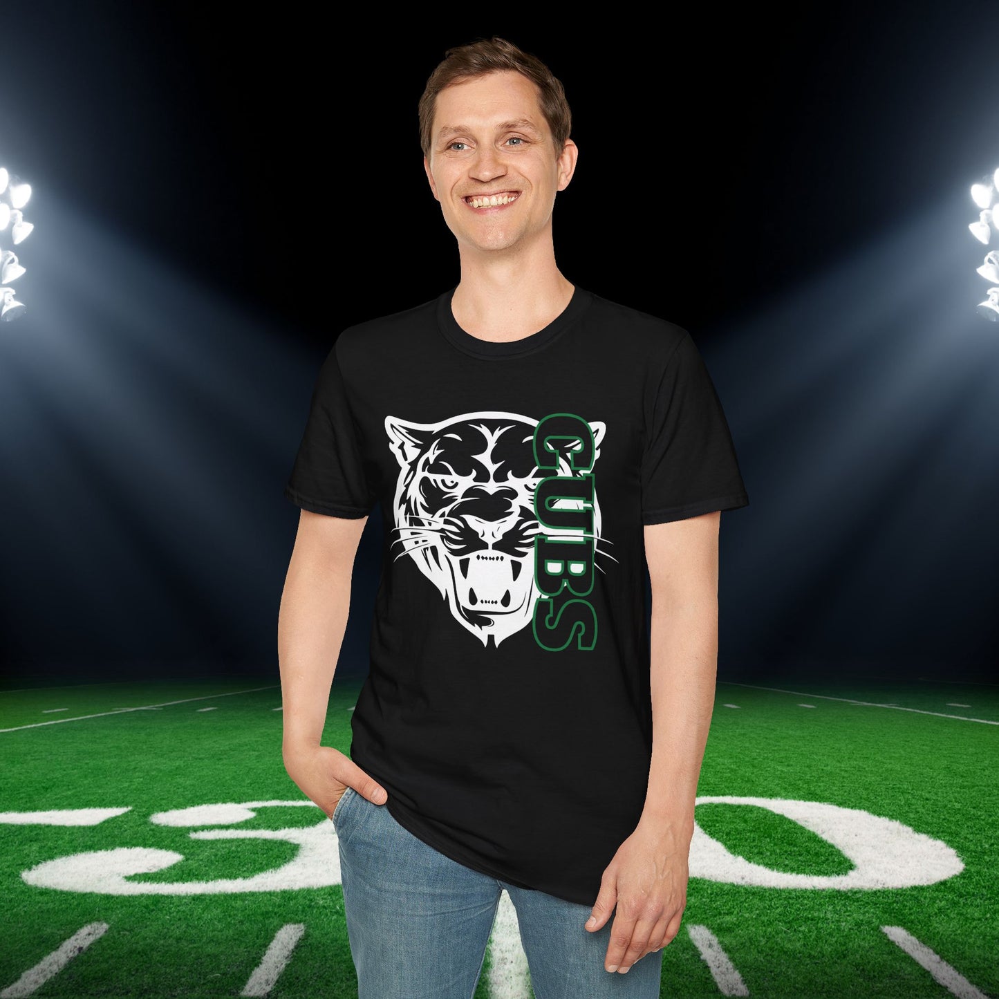 Brenham Cubs Mascot Adult T-shirt