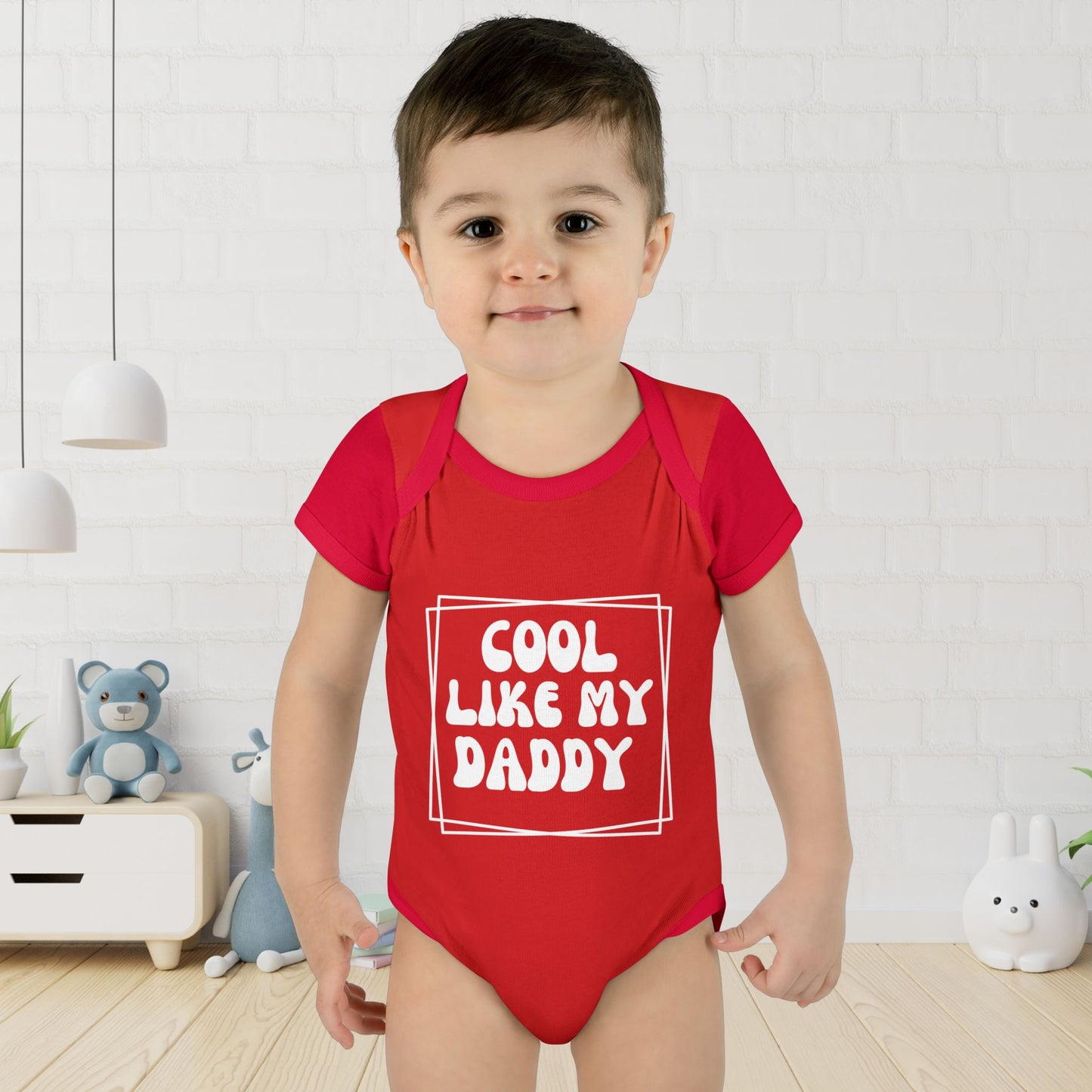 Cool Like My Daddy Infant Baby Rib Bodysuit