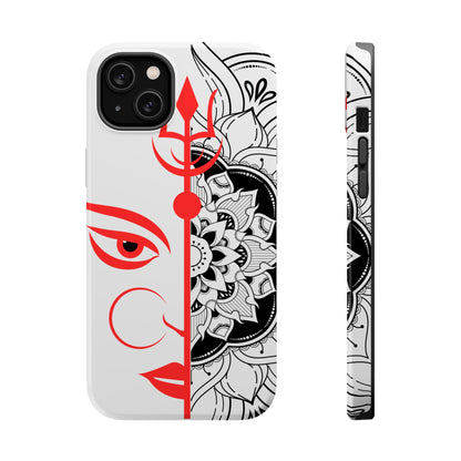 Goddess Durga Mata w/Manala MagSafe® Compatible Tough Case for iPhone
