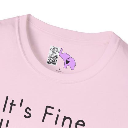 It's Fine I'm Fine Everything's Fine (Cat) Adult T-shirt