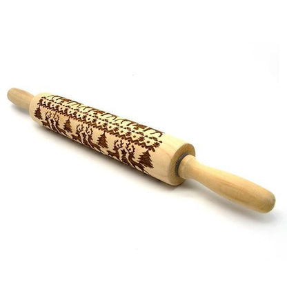 Decorative Embossed Rolling Pins for Baking