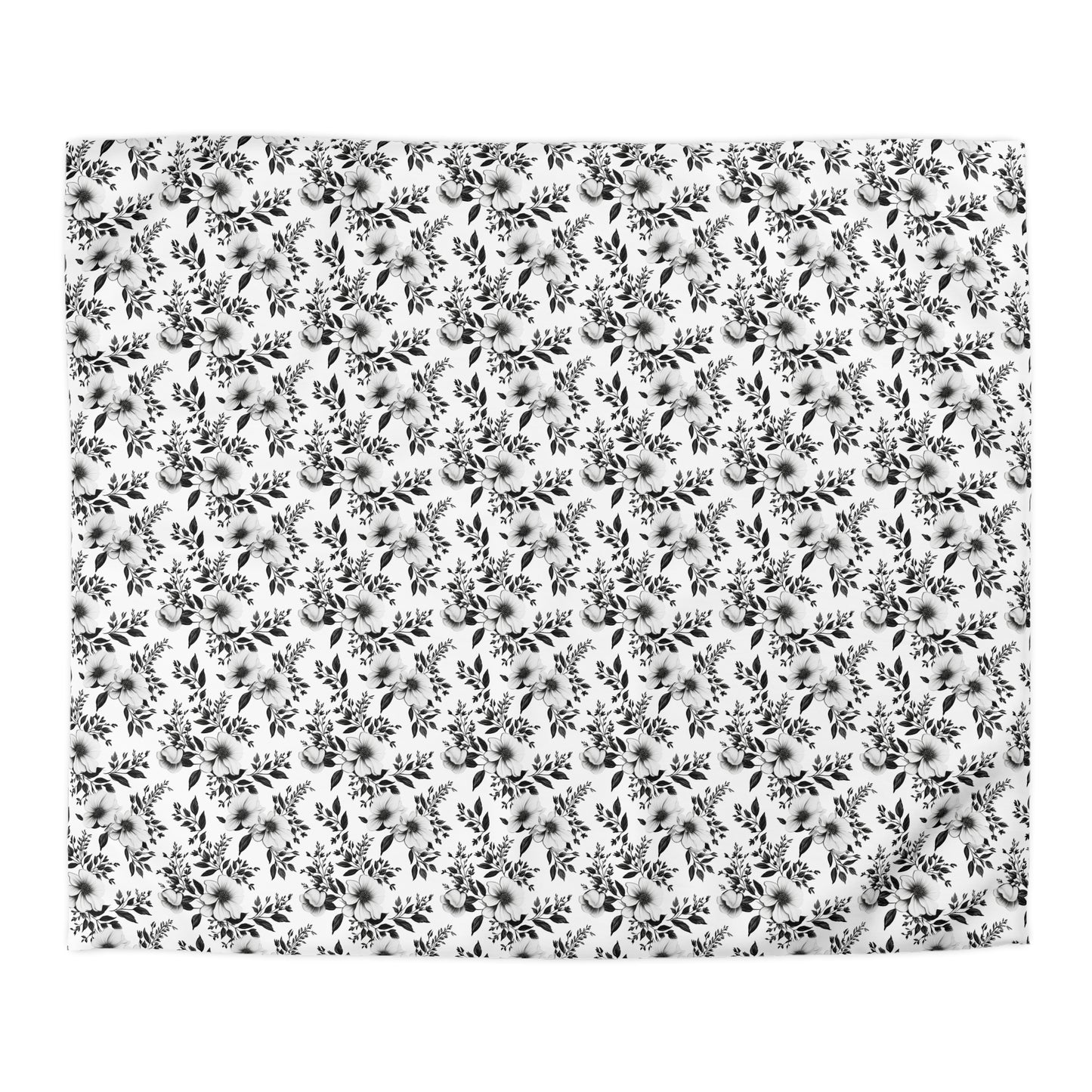 Garden Sketch Microfiber Duvet Cover