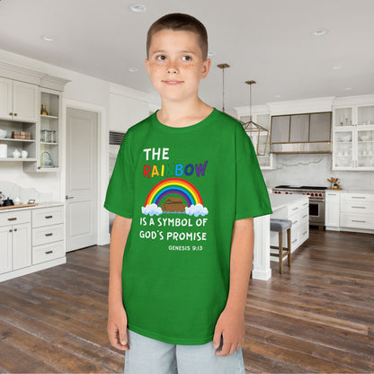 The Rainbow is A Symbol of God's Promise Kids Heavy Cotton™ Tee