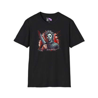 Creepy Halloween Slasher Adult T-shirt