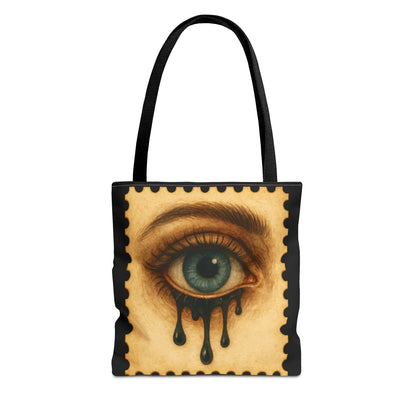 Drip Gaze Canvas Tote Bag