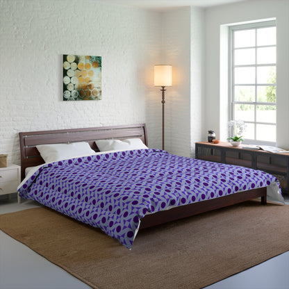 Violet Pinwheels Comforter