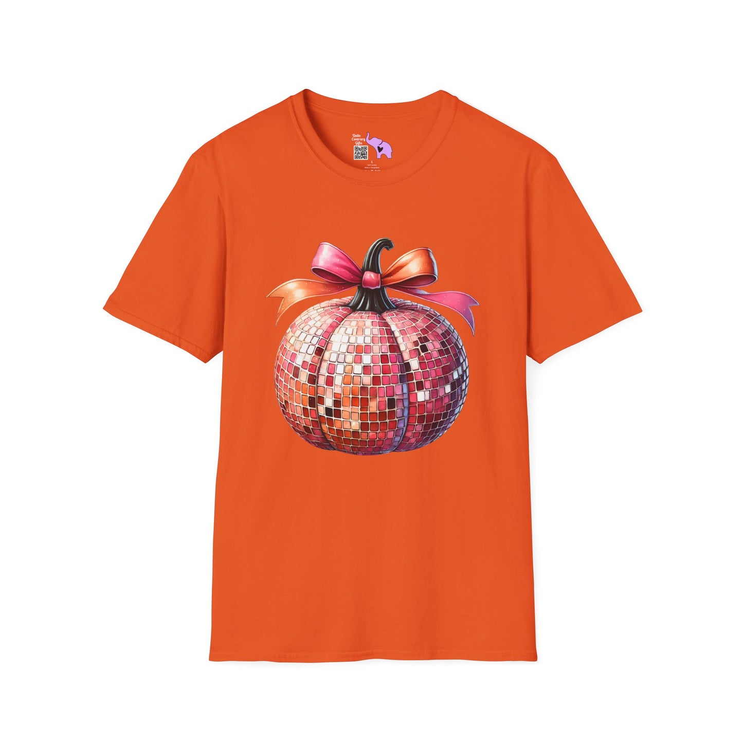 Disco Pumpkin Adult T-shirt