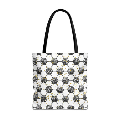 Soccer Gold Rush Canvas Tote Bag