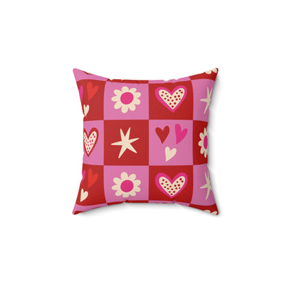 Valentine Toss Throw Pillow