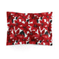 Inked Poinsettias Microfiber Pillow Sham