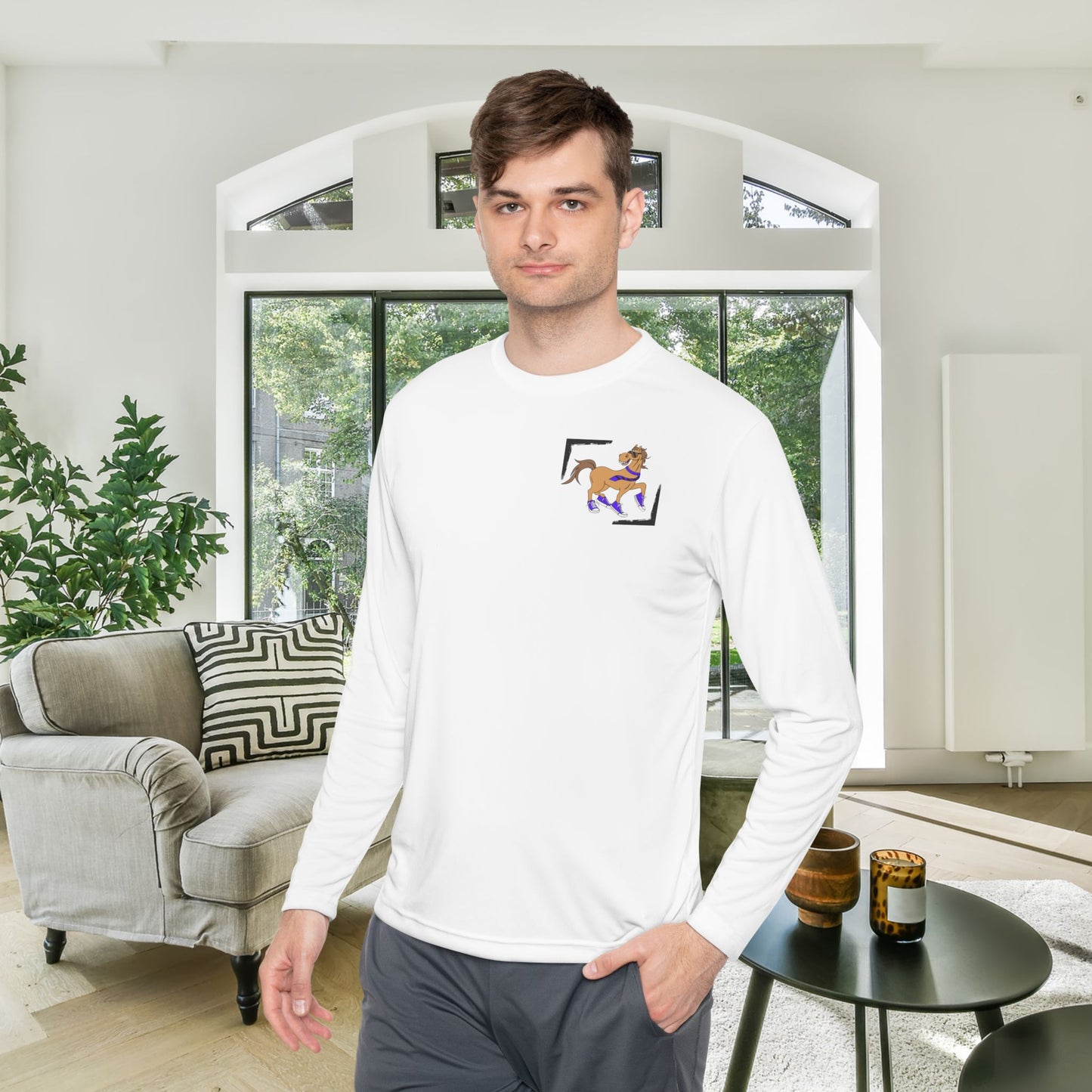 You Can Lead a Human To Knowledge... Adult Long Sleeve Tee