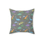 Prehistoric Playtime Throw Pillow