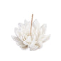 White Lotus Porcelain Stick Incense Burner