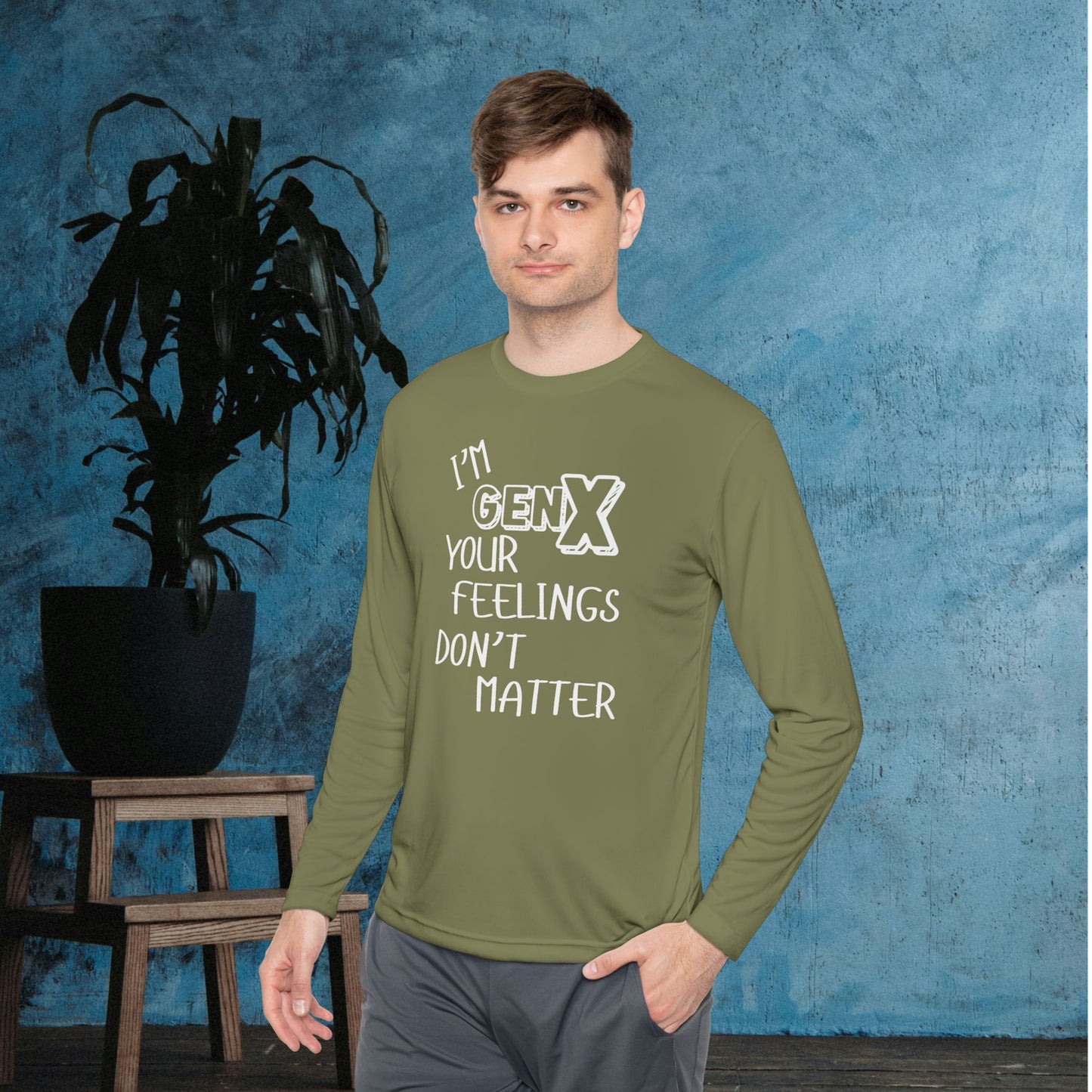 I'm GenX Your Feelings Don't Matter Unisex Lightweight Long Sleeve Tee